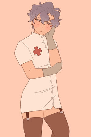 brush 1 just below the knee no shading