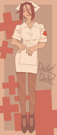 brush 2 full body cell shading simple background