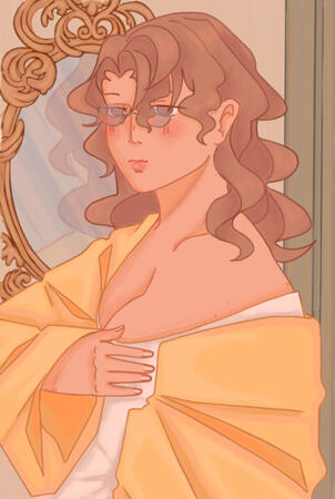 brush 1 half body blended shading full background